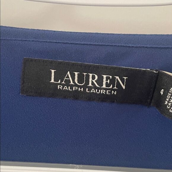 Ralph Lauren Navy Tiered Mini Dress - Picture 2 of 6